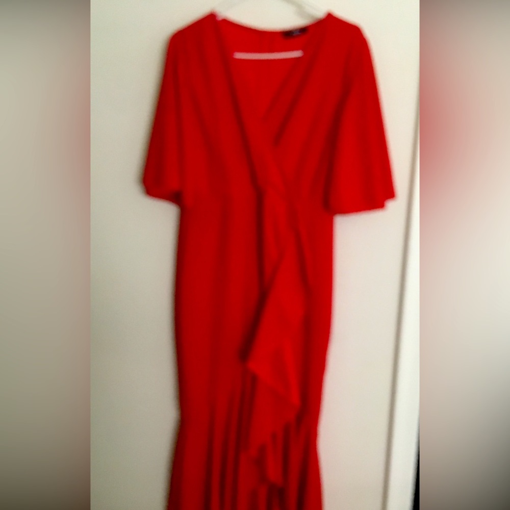 Red Maxi Dress/Gown/For Event/Formal
